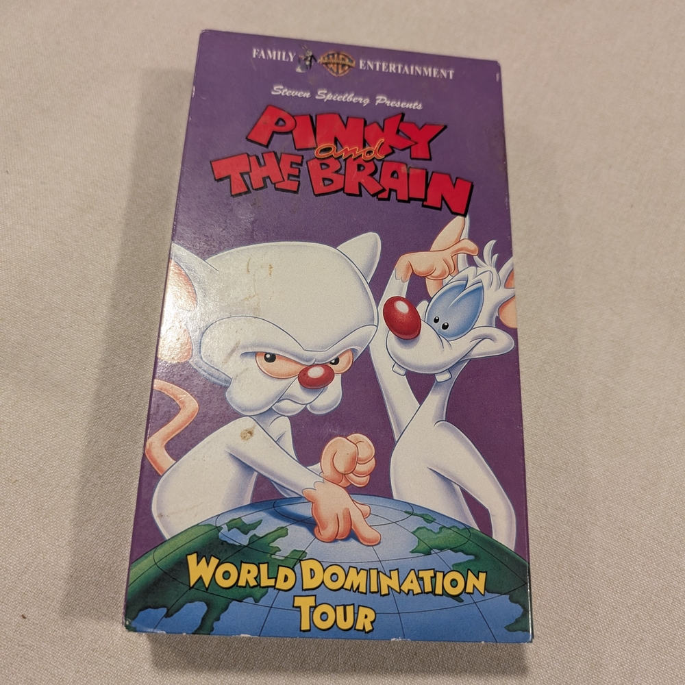 Pinky and the Brain VHS Tape